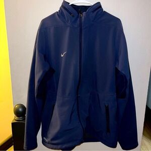 Nike Therma Fit Water Repellent Jacket, Navy Blue, Size XL
